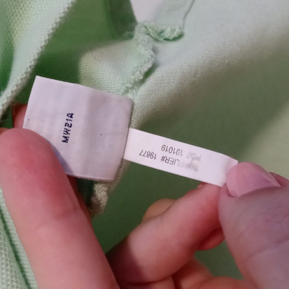 💚RARE/VTG Polo Ralph Lauren💚 - Mint Green "PRL" Monogram S/S Pique Polo - Picture 13 of 16